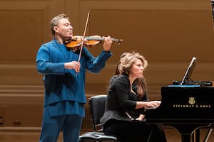 Maxim Vengerov es uno de los violinistas centrales de la escena clásica contemporánea; Polina Osetinskaya ¿es una pianista reconocida por la intensidad expresiva de sus interpretaciones