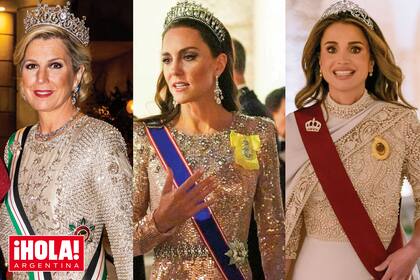 Máxima de los Países Bajos, la duquesa de Cambridge y Rania de Jordania sacaron a relucir espectaculares joyas de los cofres reales.