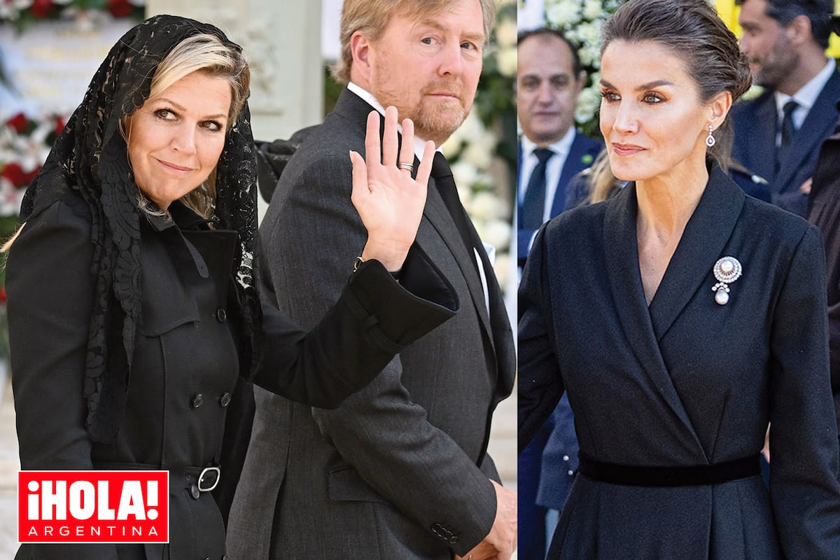 Máxima de los Países Bajos y Letizia de España, dos de las reinas de Europa que estuvieron presentes en Atenas, el 16 de enero pasado.