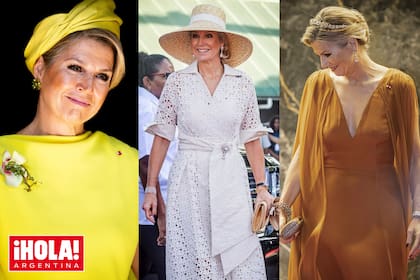 Máxima eligió a la etiqueta belga Natan para su valija de viaje