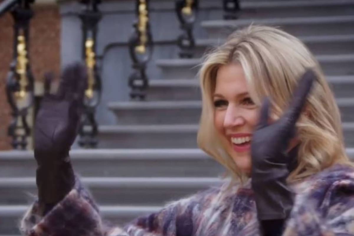 Máxima recibió a un grupo de niños en su residencia para promocionar una entidad de la cual ella es la presidenta honoraria