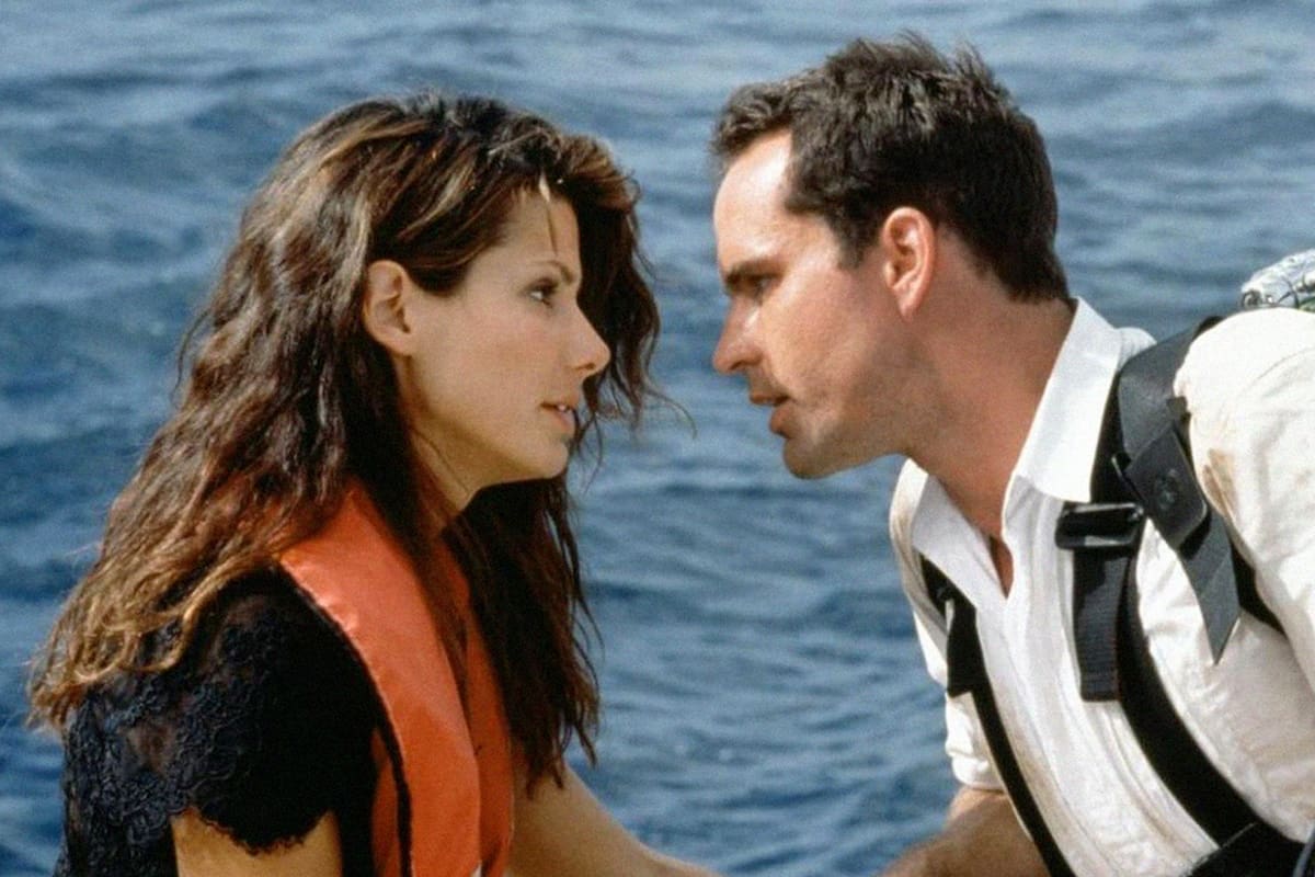 Sandra Bullock y Jason Patric en la fallida Máxima velocidad 2