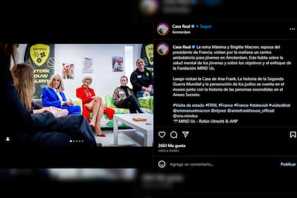Máxima y Brigitte compartieron un paseo (Foto Instagram @koninklijkhuis)