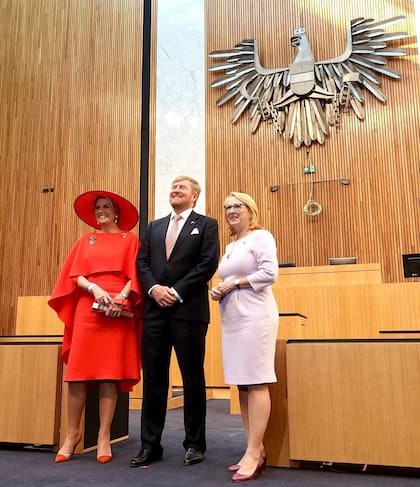 Máxima y Guillermo durante su visita a Austria (Foto: Instagram/@koninklijkhuis)