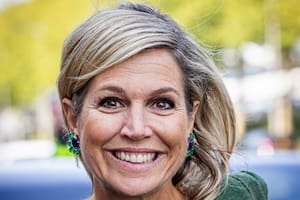 Máxima Zorreguieta deslumbró con un look total green con plumas y se robó todas las miradas (Foto: Instagram @patrickvkatwijk)