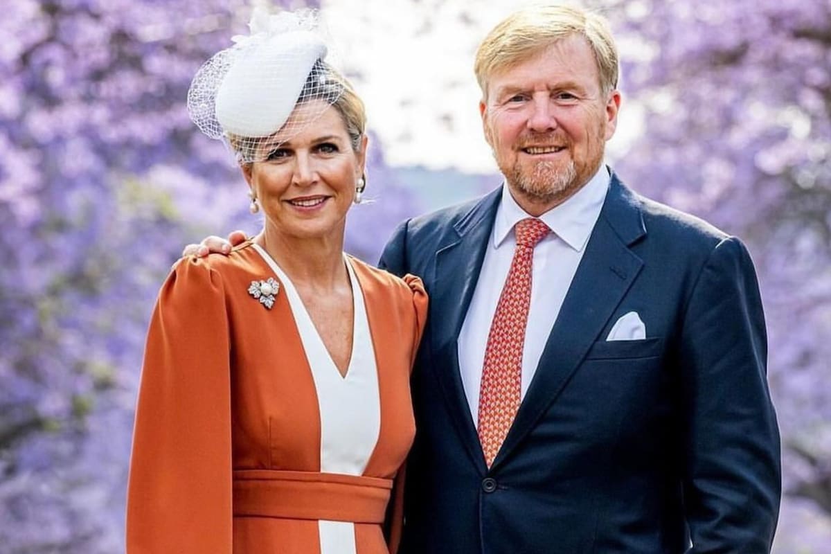 Máxima Zorreguieta en Pretoria, Sudáfrica, junto a su esposo, el rey Guillermo