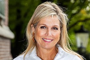 Máxima Zorreguieta se lució en Emmen con un look primaveral (Foto: Instagram @patrickvkatwijk)