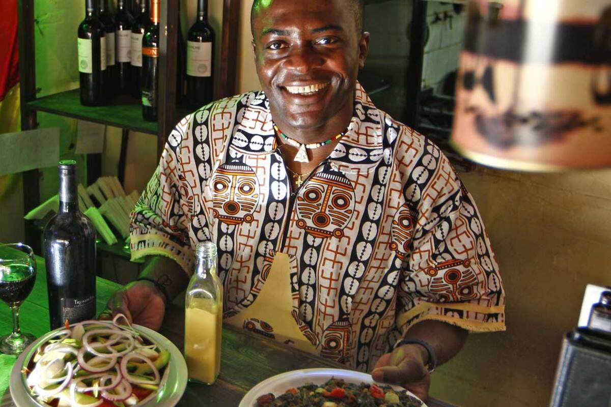Maxime Tankouo, chef de El Buen Sabor