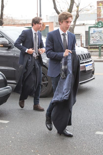 Maximilian y Christian, los menores de los nueve nietos de Alberto.