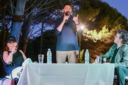 El intendente de Pinamar Martín Yeza y Maximiliano Guerra participaron de la presentación del libro de la presidenta de PRO Patricia Bullrich