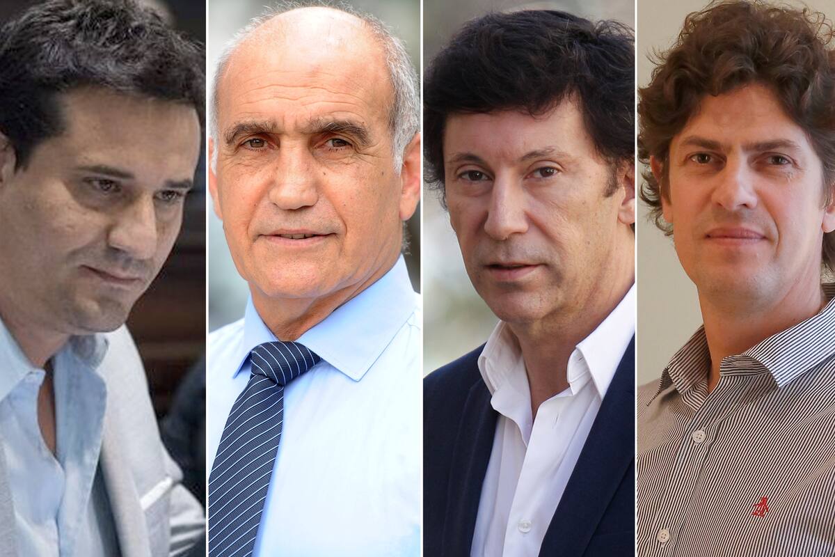 Maximiliano Abad, Daniel Salvador, Gustavo Posse y Martín Lousteau