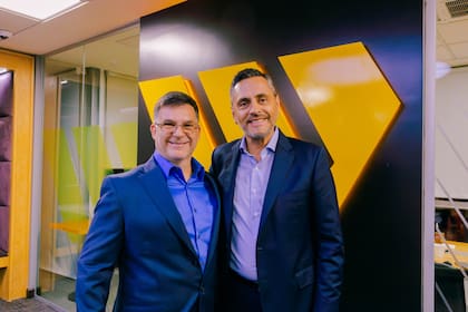 Maximiliano Babino junto a Mauricio García.