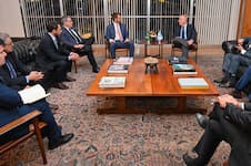 Una comitiva opositora desembarcó en Brasilia para despegarse de Milei