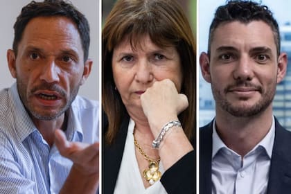 Maximiliano Ferraro, Patricia Bullrich y Damián Arabia
