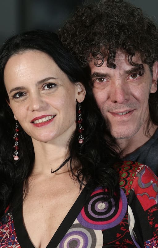 Maximiliano Guerra y su pareja Patricia Baca Urquiza