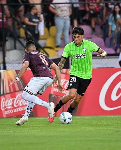 Maximiliano Gutiérrez, en acción hace unos días en Huachipato, ante Carabobo, por el Repechaje para la Copa Libertadores