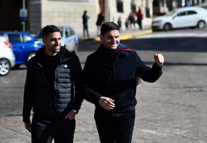 Maximiliano Pullaro en Rosario junto a Federico Lifschitz