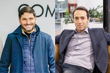 Maximiliano Pullaro y Marcos Galperin