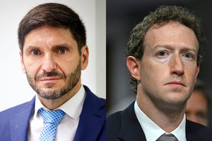 Maximiliano Pullaro y Mark Zuckerberg