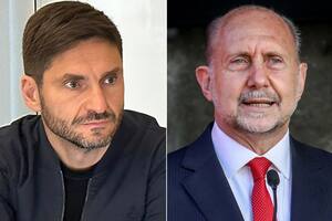 Maximiliano Pullaro y Omar Perotti y un polémico guiño hacia Milei