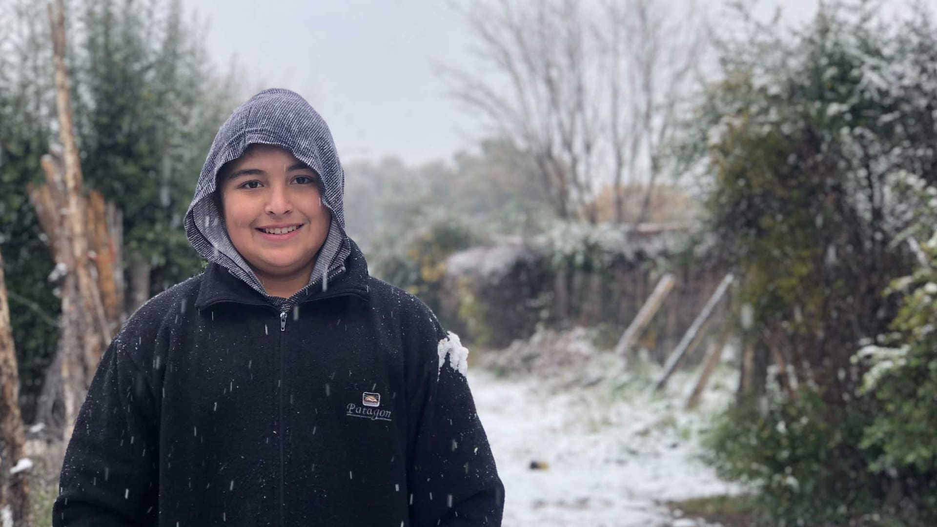 Maximiliano Reinoso disfruta de la nieve