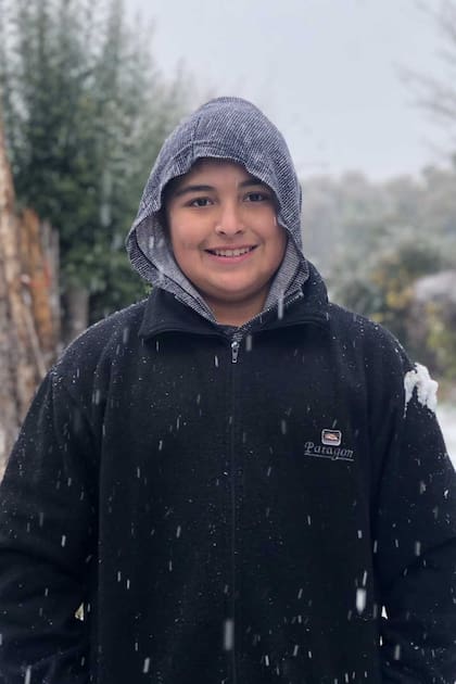 Maximiliano Reinoso disfruta de la nieve