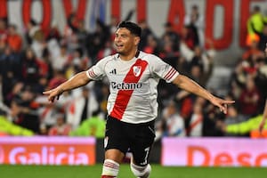 Maximiliano Salas es fundamental en el esquema táctico de River; el ex Racing sería titular este miércoles frente a Palmeiras