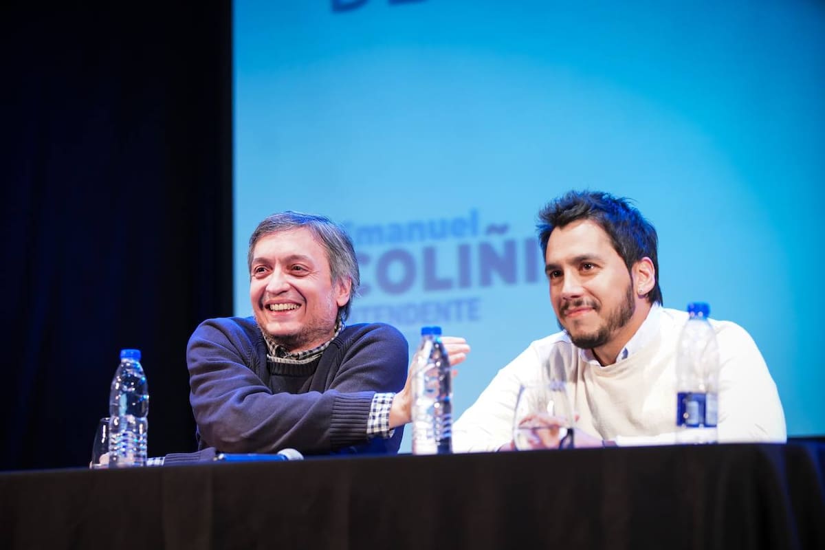 Máximo Kirchner acompañó a Emanuel Coliñir, candidato a intendente por La Cämpora, en el cierre de campaña en Trelew.