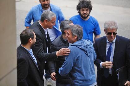 Máximo Kirchner al llegar a los tribunales de Comodoro Py