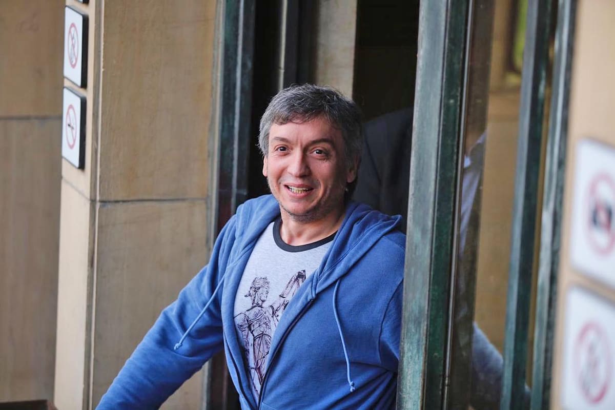 Máximo Kirchner, al salir de Comodoro Py