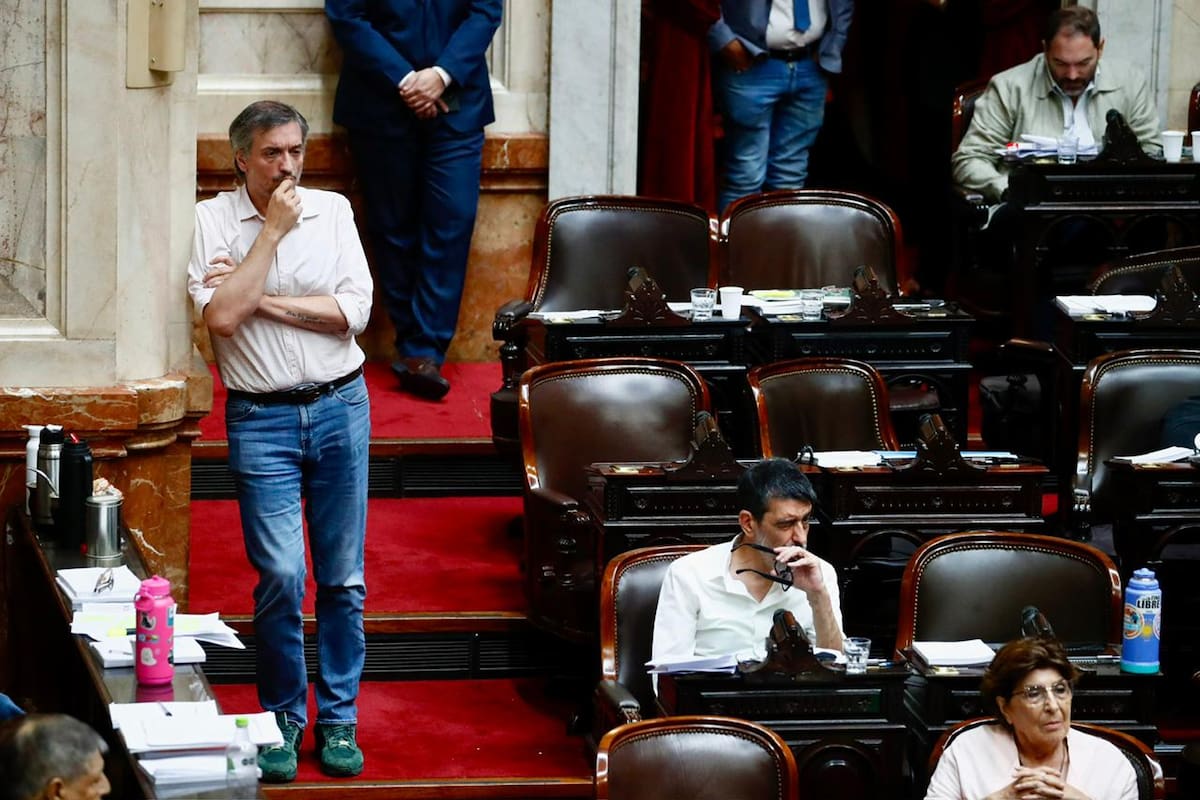 Máximo Kirchner, en Diputados
