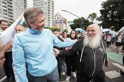Máximo Kirchner, este 24 de marzo junto a Emilio Pérsico