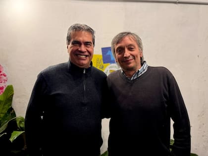Máximo Kirchner junto a Jorge Capitanich en Chaco