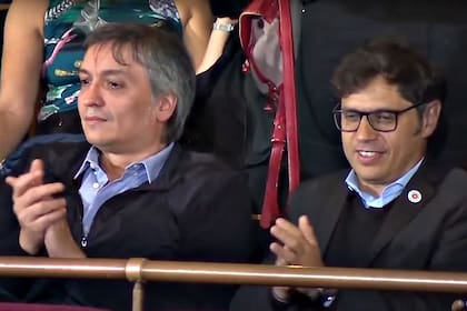 Máximo Kirchner y Axel Kicillof