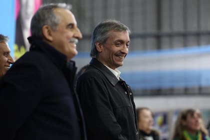 Máximo Kirchner y Guillermo Moreno