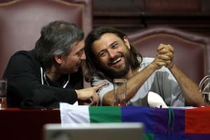Máximo Kirchner y Juan Grabois