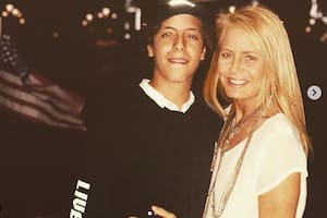 Máximo Menem Bolocco y su mamá Cecilia Bolocco