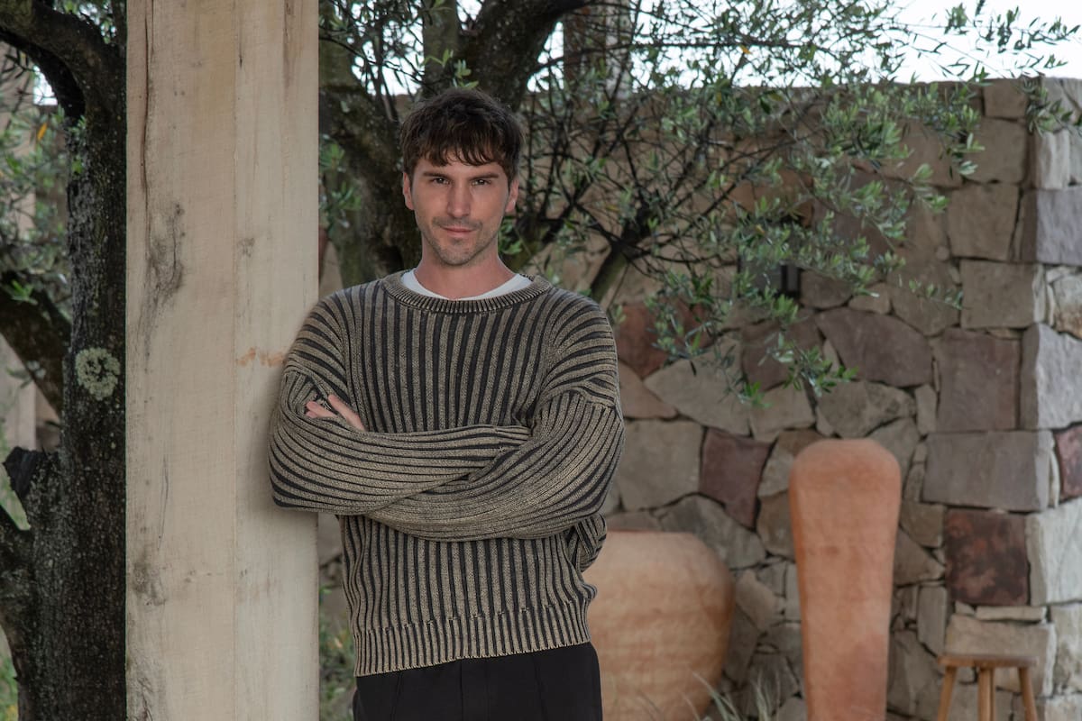 Maximo Tettamanzi, arquitecto y cofundador de la empresa que fabrica ladrillos con arena del desierto