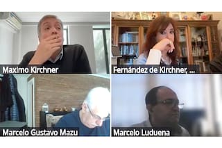 Cristina y Máximo Kirchner escucharon por Zoom la acusación en su contra en el caso Hotesur-Los Sauces