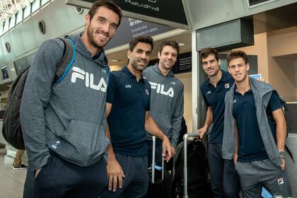 Mayer, González, Zeballos, Pella y Schwartzman, el quinteto argentino en la Copa Davis