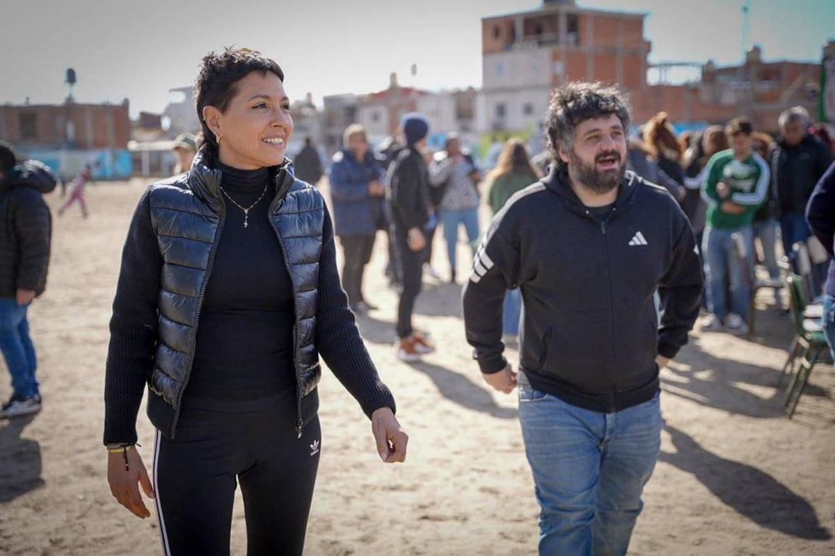 Mayra Mendoza y Facundo Tignanelli, referentes de La Cámpora en Buenos Aires
