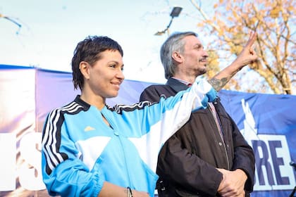 Mayra Mendoza y Máximo Kirchner