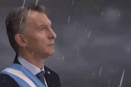 Mazzagatti ya había una versión con estética animé del discurso de Macri en el Congreso