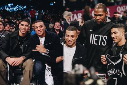 Mbappé fue a disfrutar de un partido de la NBA pero se encontró con un grupo de hinchas argentinos que lo sorprendieron con un cantito de la selección nacional