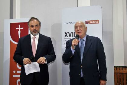 Mc Grech (Banco Galicia) y Frigerio (LA NACION)