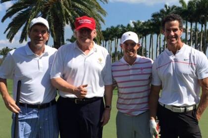 McIlroy con Trump en el centro de la escena: "No, no volvería a jugar con él", dijo el N° 1 del mundo