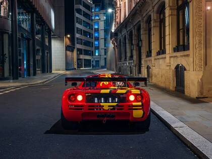 McLaren F1 GTR de 1996 que fue de Nick Mason de Pink Floyd (foto RM Sotheby´s)