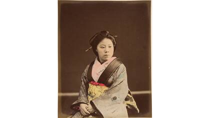 "Shin, A Well-known Tea House Girl in Yokohama"