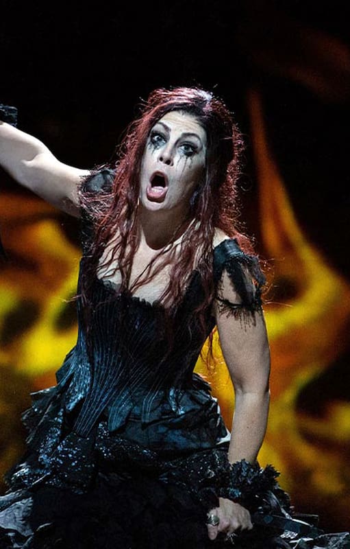 Medea encarnada por Sondra Radvanovsky, actualmente en el Met