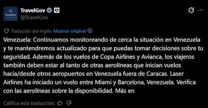 Mediante una actualización oficial, el organismo destacó la disponibilidad de nuevas rutas operadas por aerolíneas como Laser, Copa y Avianca